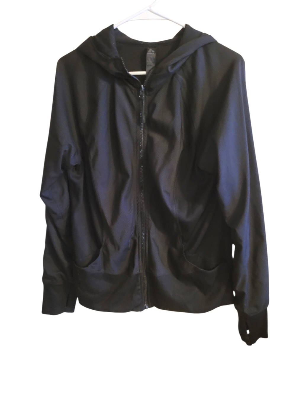 RBX Women's Black Lightweight Performance Zip Hoodie Large EUC